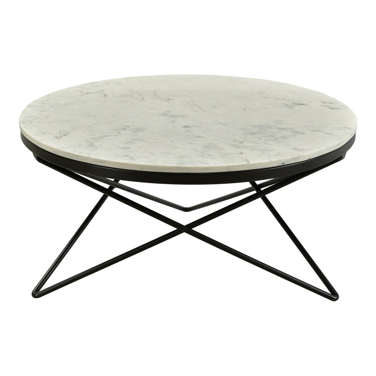 Haley Coffee Table Black, by Moe's Home, 32" width x 16" height x 32" depth View 3
