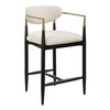 Moxie White Counter Stool, Counter & Bar Stool by Uttermost, 21.5" width x 36.5" height x 22.5" depth thumbnail 4