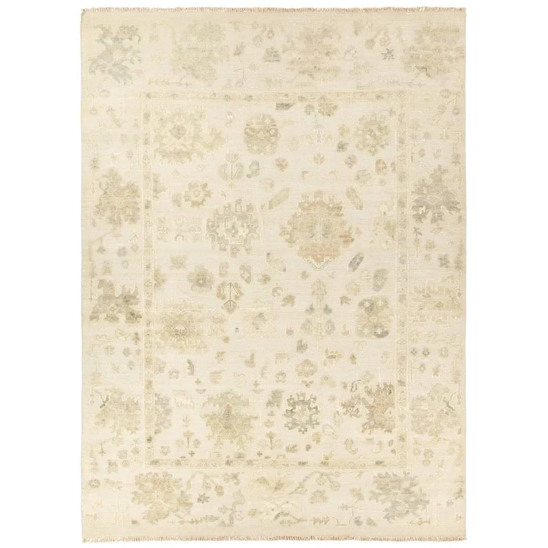 Jaipur Living Meirion KYD01 Handknotted Oriental Ivory Area Rug (6'x9') large image 