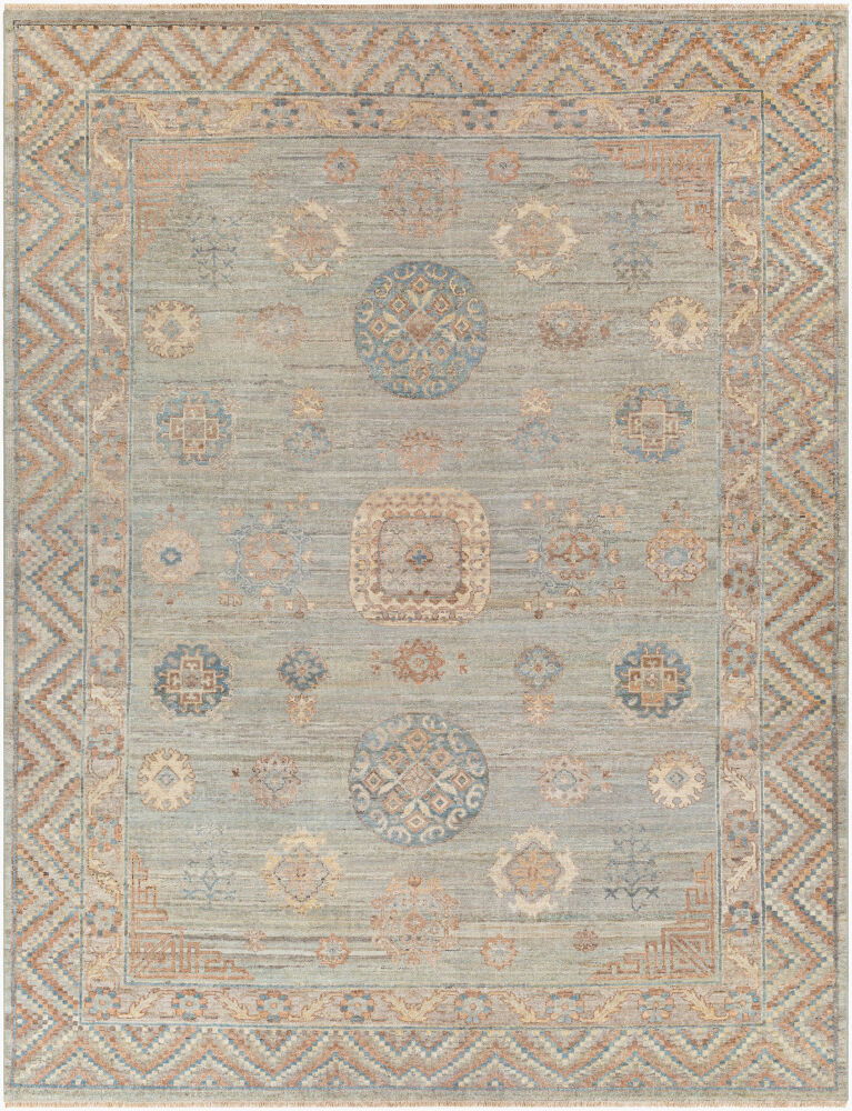 Khotan Handmade Rug, by Surya, 1'6" length x 1'6" width