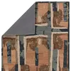 Zoe Bios By Jaipur Living Balsa HNC04 Handmade Abstract Peach and Blue Area Rug (8'x10') thumbnail 1