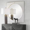 Cyprus White Square Mirror, by Uttermost, 40" width x 40" height x 1" depth thumbnail 2