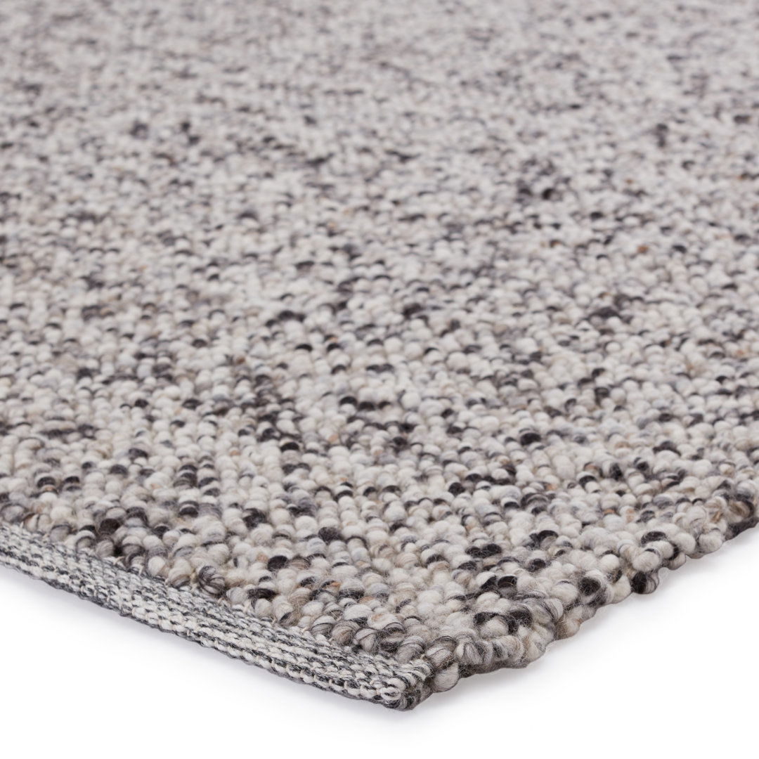 Jaipur Living Hadren QTM05 Handmade Solid White and Gray Area Rug (8'x10') large image 