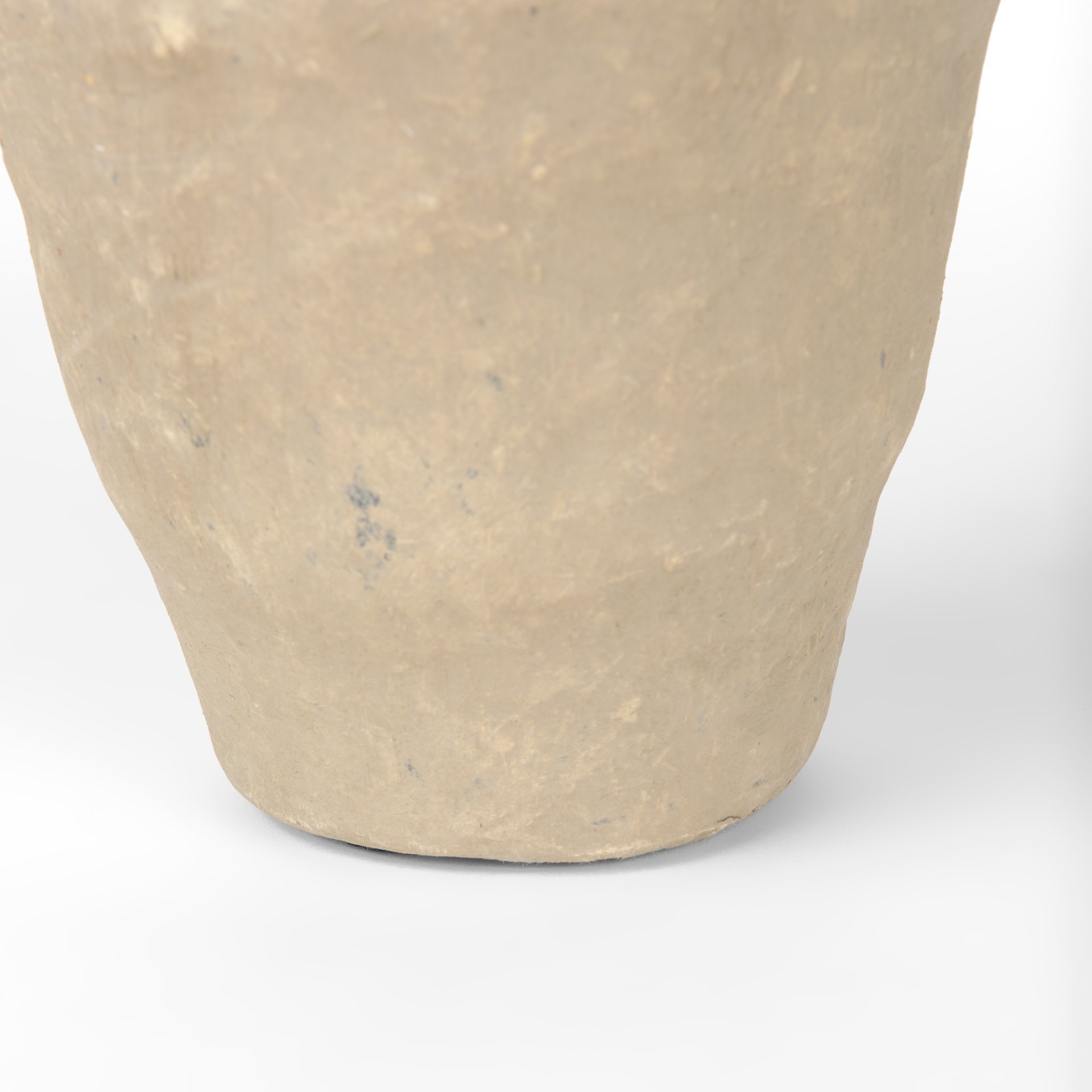 Rundal Small Gray Paper Mache Vase, by Mercana, 8" length x 8" width x 12" height View 10