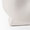Darian Small Textured Matte White Ceramic Vase thumbnail 10