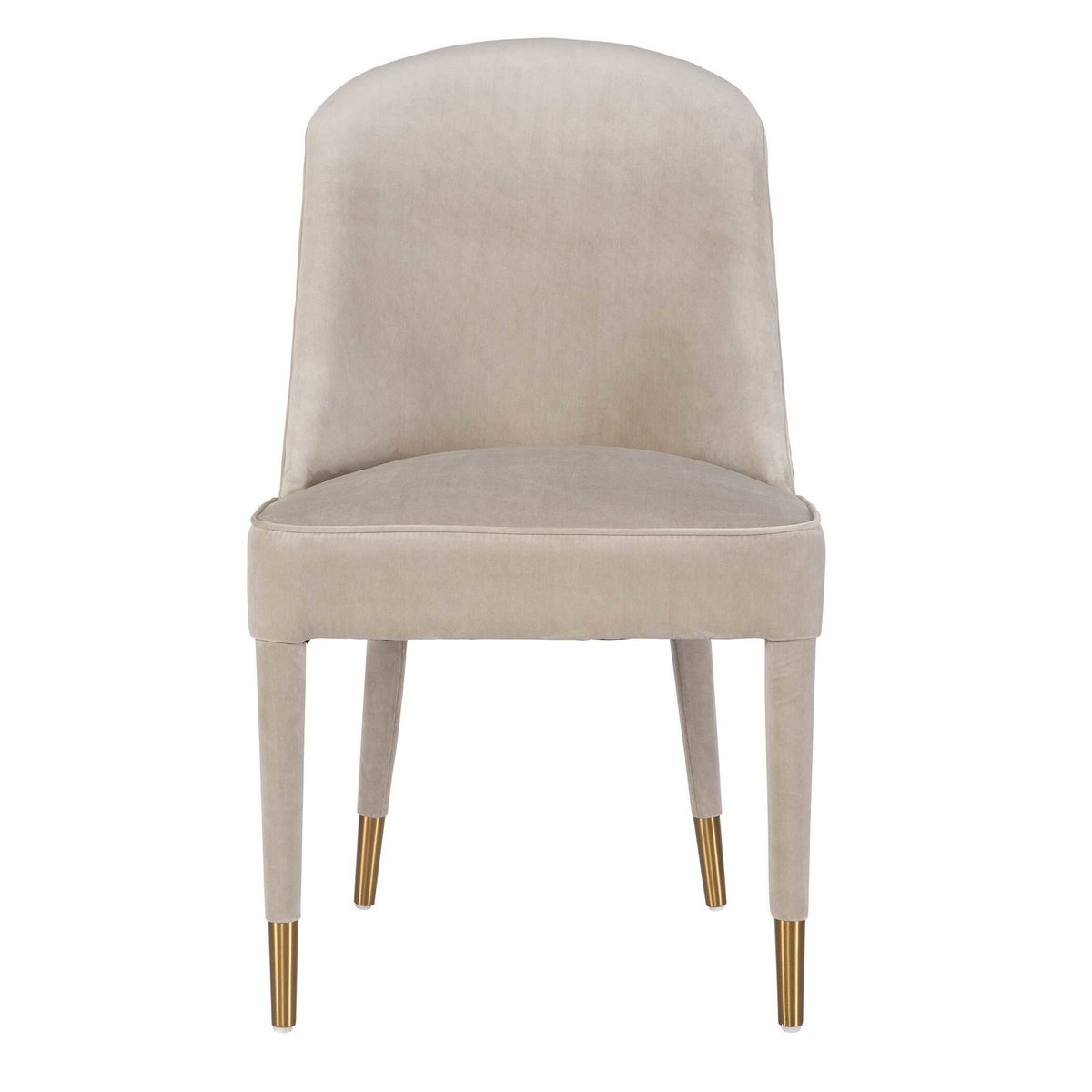 Brie Armless Chair Champagne Set Of 2, Accent Chair by Uttermost, 21" width x 36.5" height x 27" depth View 1