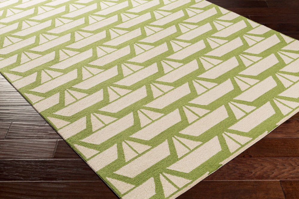 Tic Tac Toe Handmade Rug, by Surya, 1'6" length x 1'6" width