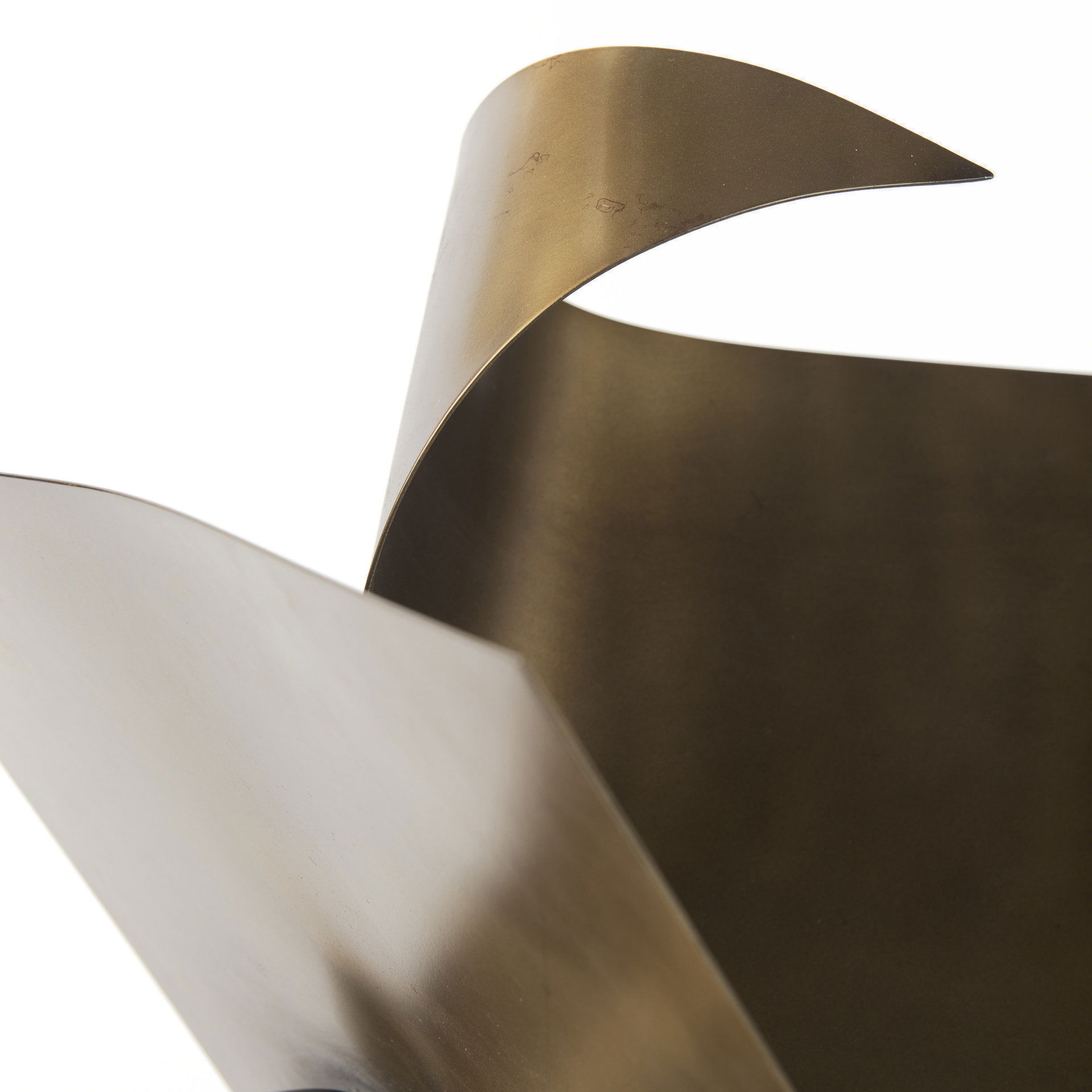 Francesca  Antique Gold Metal Sculptural Decorative Object, by Mercana, 18.11" length x 18.11" width x 18.11" height View 8