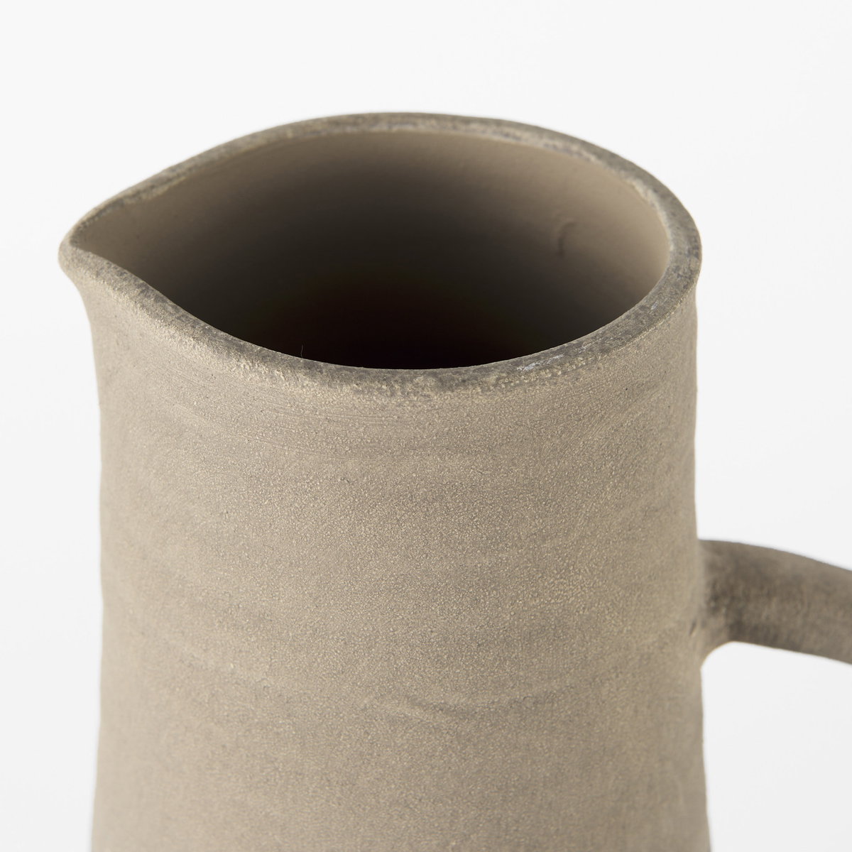 Garand Medium 15H Two-Toned Black/Natural Ceramic Jug, Decorative Jar by Mercana, 7.48" length x 5.12" width x 13.58" height View 11