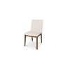 Demi Dining Chair Cream-set Of Two, by Moe's Home, 19.7" width x 34" height x 24" depth thumbnail 3