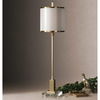 Villena Brass Buffet Lamp, by Uttermost, 9" width x 34.5" height x 9" depth thumbnail 4