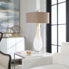 Cardoni White Glass Table Lamp thumbnail 1