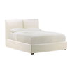 Omari Bed Queen Off White, by Dovetail, 70" width x 48" height x 91" depth thumbnail 1