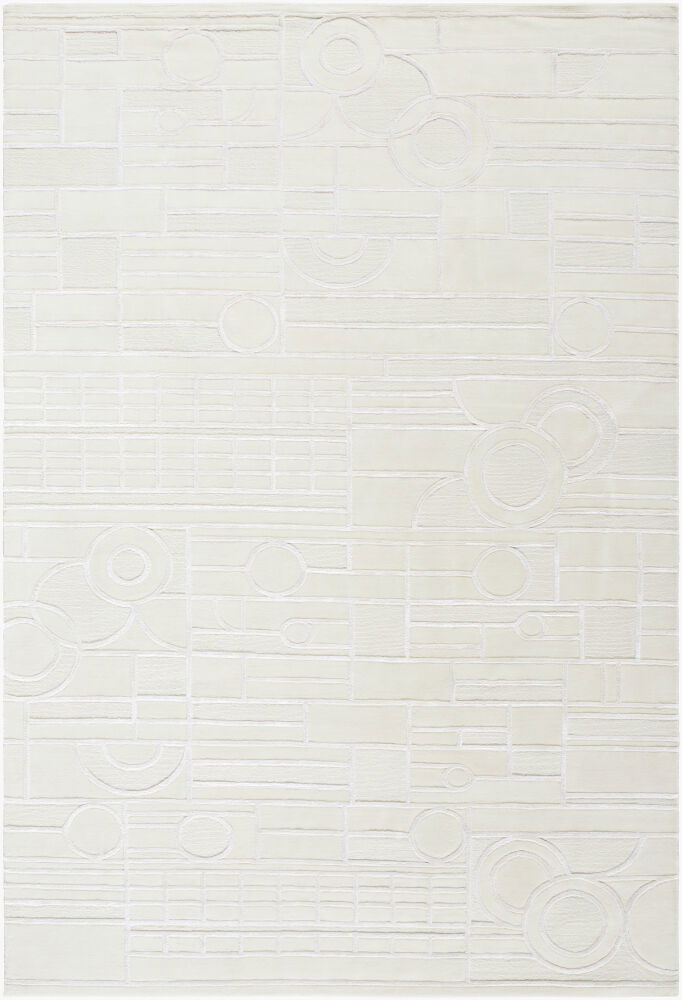 Transcendence Handmade Rug, by Surya, 9' length x 6' width