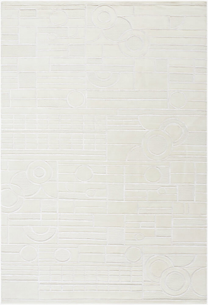 Transcendence Handmade Rug, by Surya, 9' length x 6' width