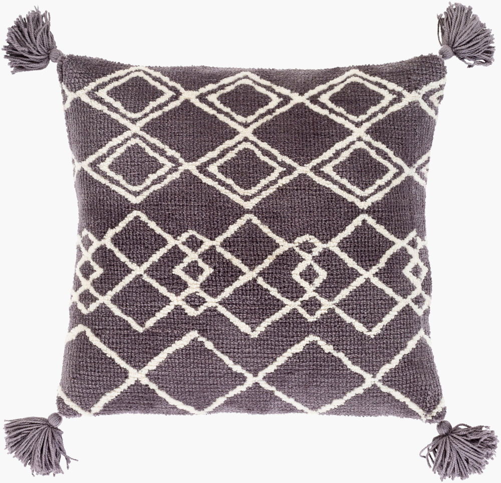 Braith Accent Pillow, Decorative Pillow by Surya, 18" length x 18" width