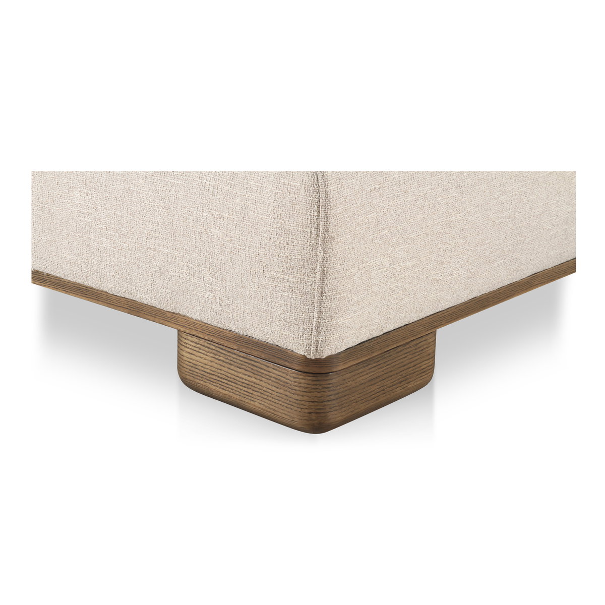 June Corner Chair Oatmeal, Sectional Sofa by Moe's Home, 40" width x 30" height x 40" depth View 7