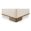 June Corner Chair Oatmeal, Sectional Sofa by Moe's Home, 40" width x 30" height x 40" depth thumbnail 7