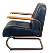 Bel-Air Arm Chair, Blue, Seating by Sarreid, 24" length x 33" width x 33" height thumbnail 4