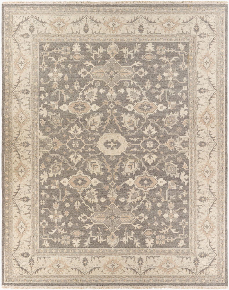 Soumek Handmade Rug, by Surya, 1'6" length x 1'6" width