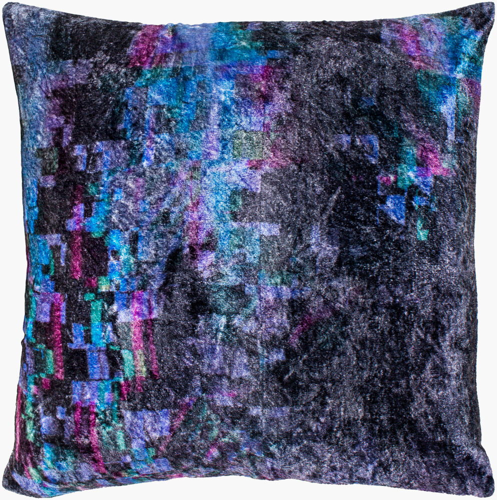 Glitch Accent Pillow, Decorative Pillow by Surya, 18" length x 18" width