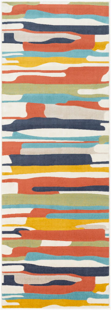 City Machine Woven Rug, by Surya, 7'2.61" length x 2'7.5" width