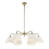 Biddeford 6 Light White Beaded Pendant, by Uttermost, 36" width x 11" height x 36" diameter thumbnail 8