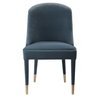 Brie Armless Chair Blue Set Of 2, Accent Chair by Uttermost, 21" width x 36.5" height x 27" depth thumbnail 1