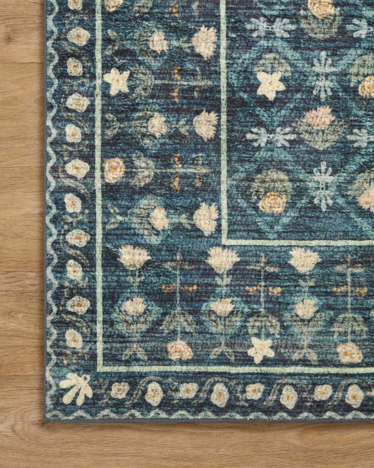 Rifle Paper Co. x Loloi Eden Rug, 1'6" length x 1'6" width View 7