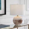 Durango Terracotta Accent Lamp, Table Lamp by Uttermost, 13" width x 18" height x 13" depth thumbnail 2