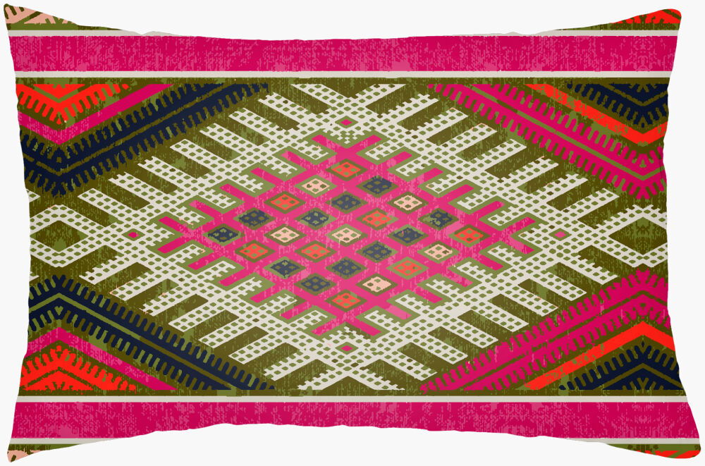 Lolita Lumbar Pillow, Decorative Pillow by Surya, 14" length x 22" width