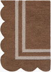 Scalloped Handmade Rug thumbnail 0