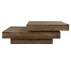 Rustic Planes Modern Coffee Table, by Uttermost, 57" width x 19.5" height x 47.25" depth thumbnail 8