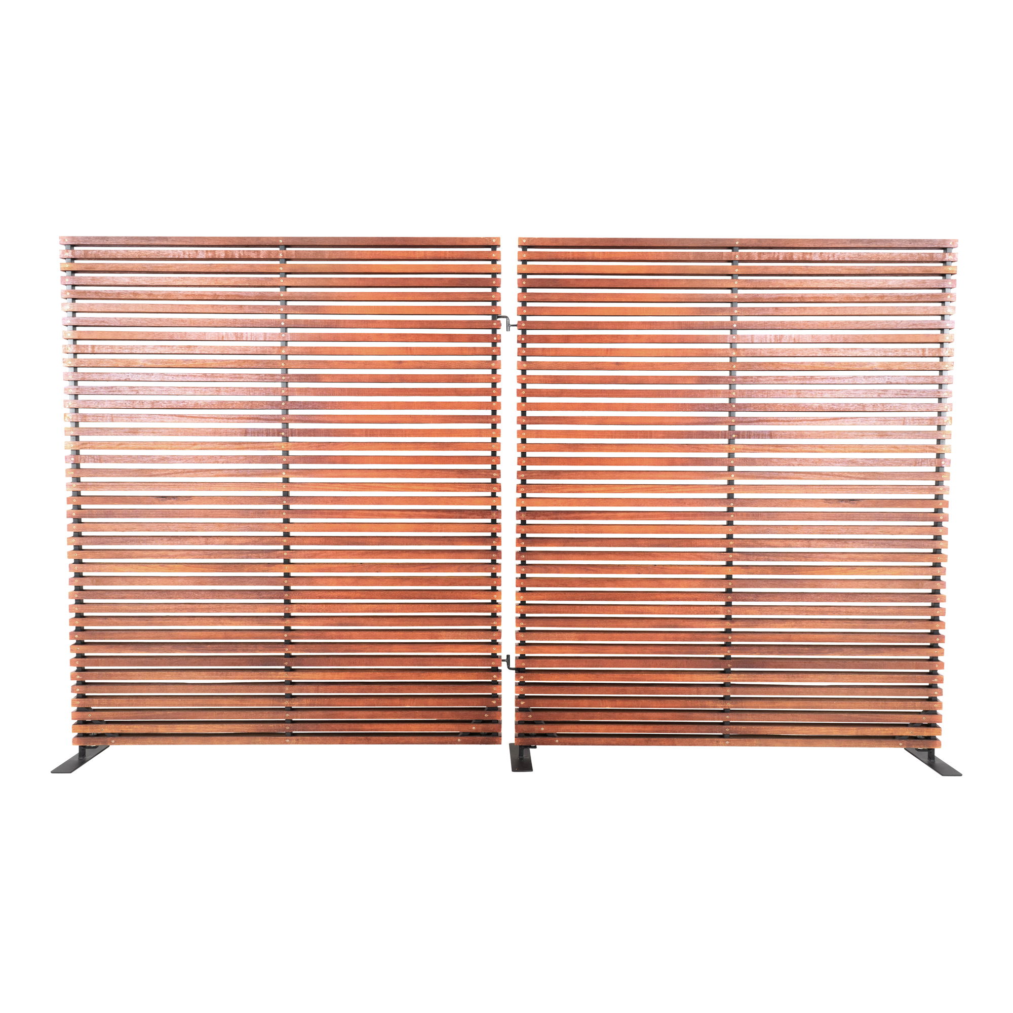 Damani Screen Brown, Room Divider by Moe's Home, 119" width x 72" height x 3" depth View 1