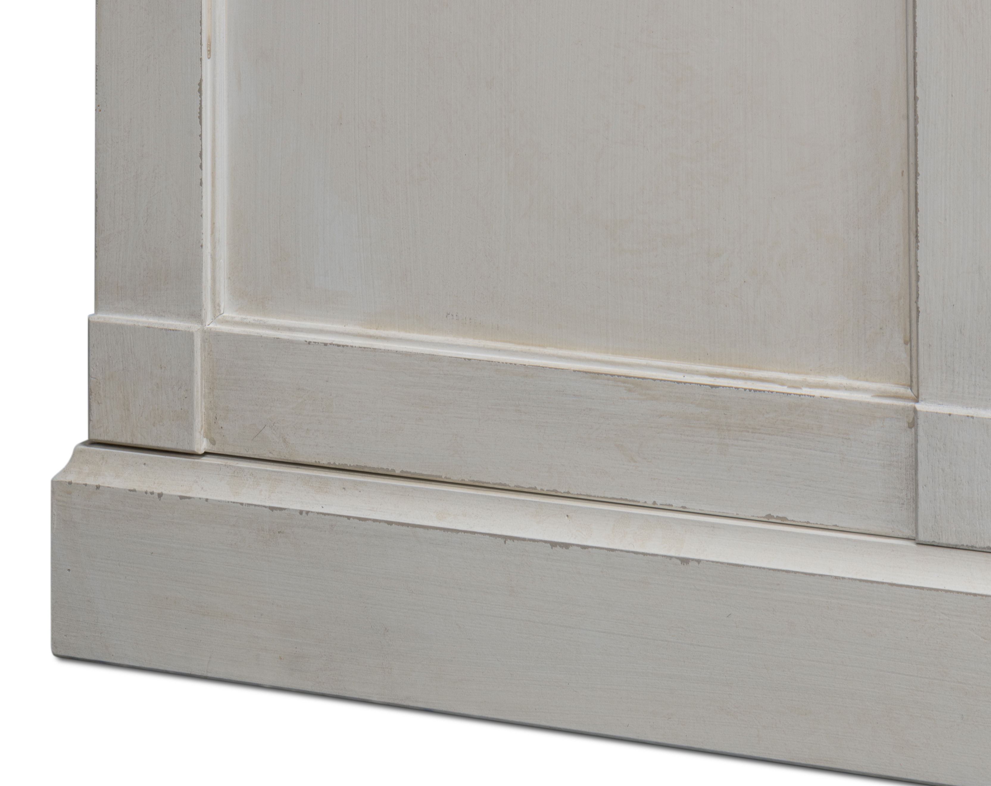 Luciana 6 Dr Buffet,112',St.Wh,Wood Dr, Cabinets & Sideboard by Sarreid, 112" length x 15" width x 38" height View 6