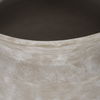 Utari Short Gray Brown with White Detailing Ceramic Floor Vase thumbnail 5