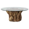 Driftwood Glass Top Large Coffee Table thumbnail 0