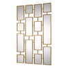 Kennon Forged Gold Rectangles Mirror, by Uttermost, 32" width x 48" height x 0.5" depth thumbnail 4