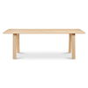 Malibu Dining Table White Oak, by Moe's Home, 88" width x 30" height x 38" depth thumbnail 1