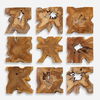 Talia Wood Wall Decor Set/9 thumbnail 5