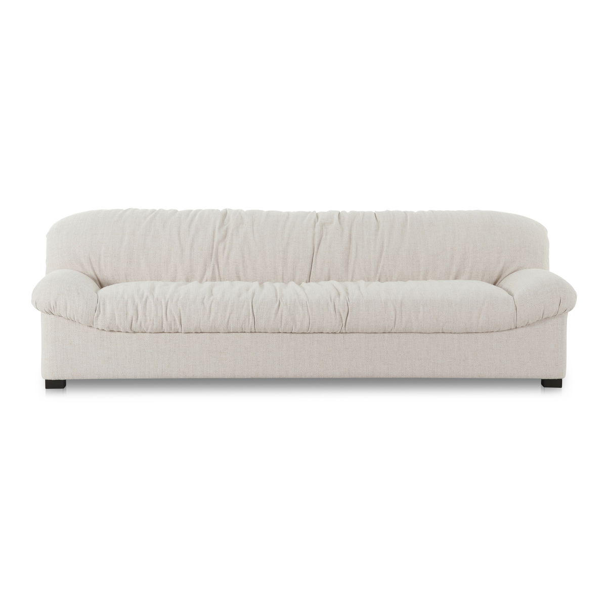 Halston Sofa Flecked Oat, Sofas & Sectional by Moe's Home, 86.6" width x 27.5" height x 39.3" depth View 1