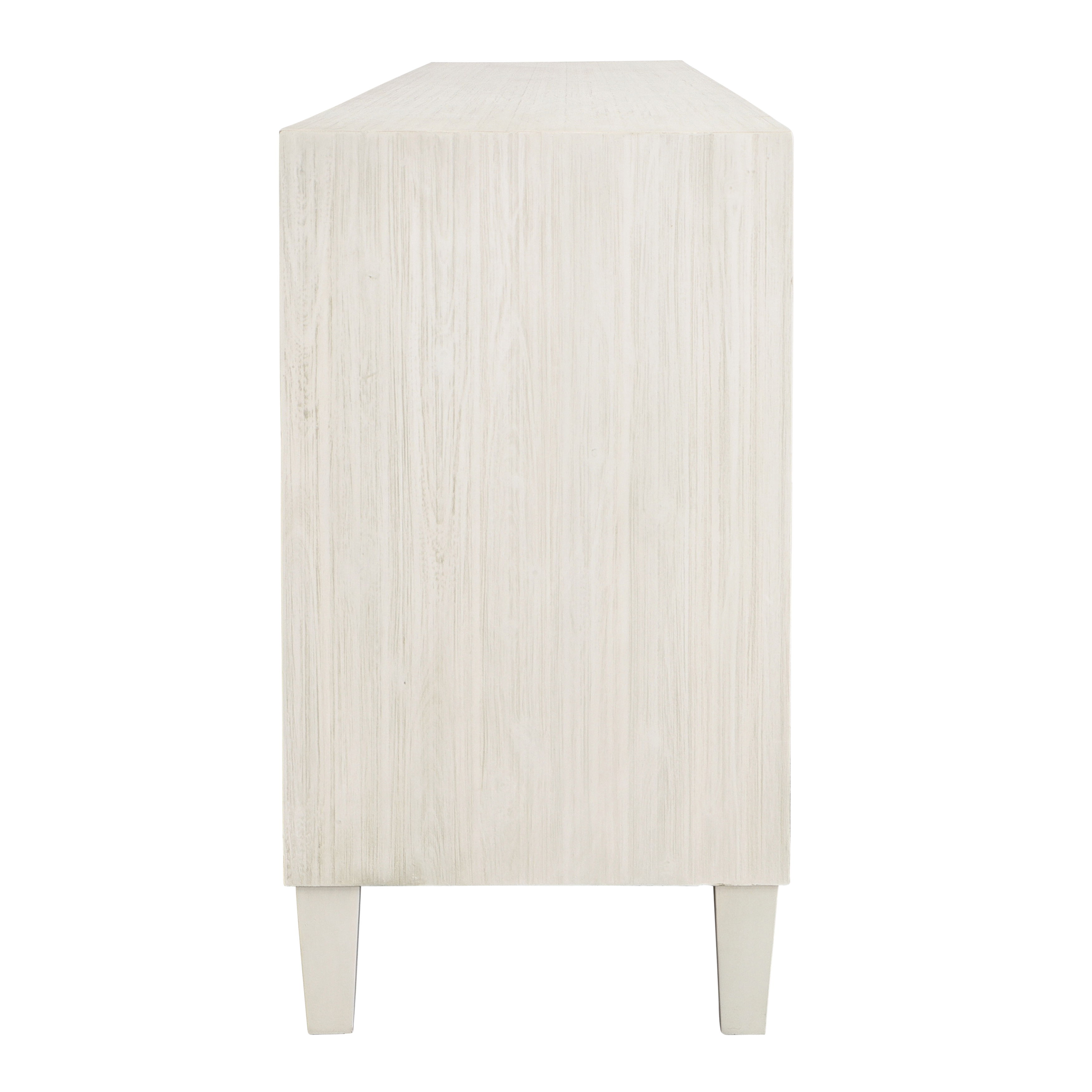 Lugano Sideboard White Wash, Sideboards & Buffet by Dovetail, 109" width x 34" height x 18" depth View 3