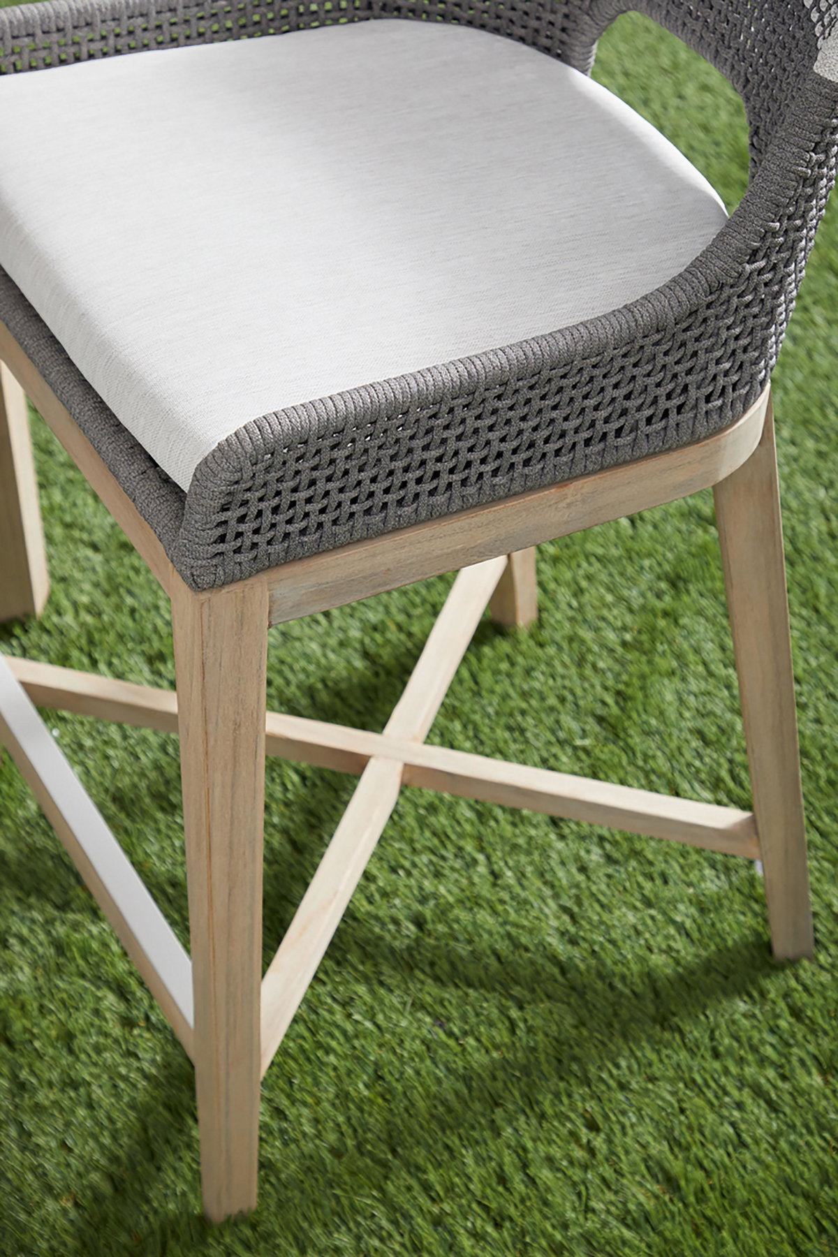 Tapestry Outdoor Counter Stool, Dining Chair by Essentials for Living, 21" width x 35" height x 22" depth View 8
