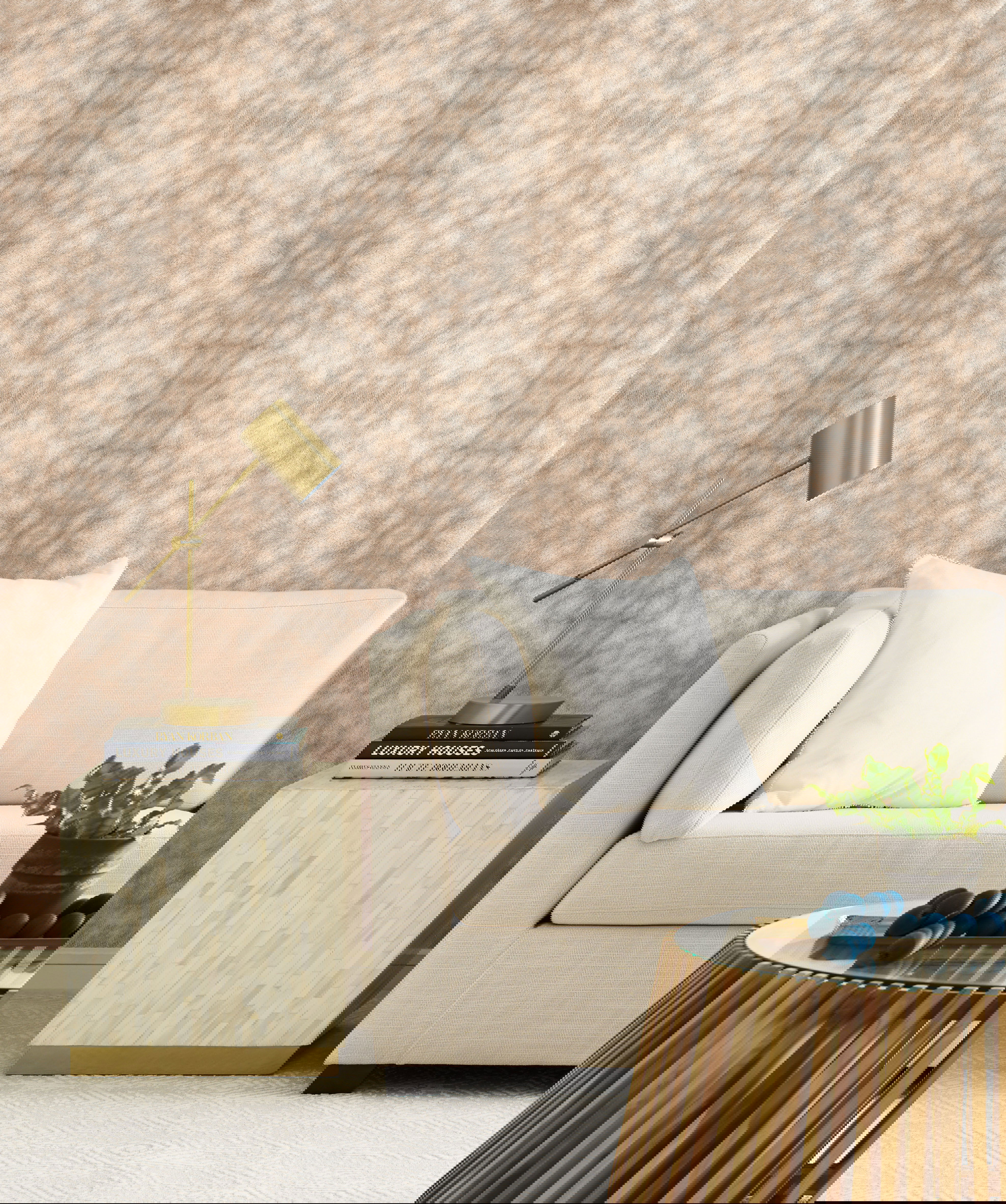 Palomino Tan Peel & Stick Wallpaper large image 