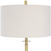 Guard Brass Floor Lamp, by Uttermost, 1'5" width x 5'5" height x 1'5" depth thumbnail 6