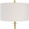Guard Brass Floor Lamp, by Uttermost, 17" width x 65" height x 17" depth thumbnail 6
