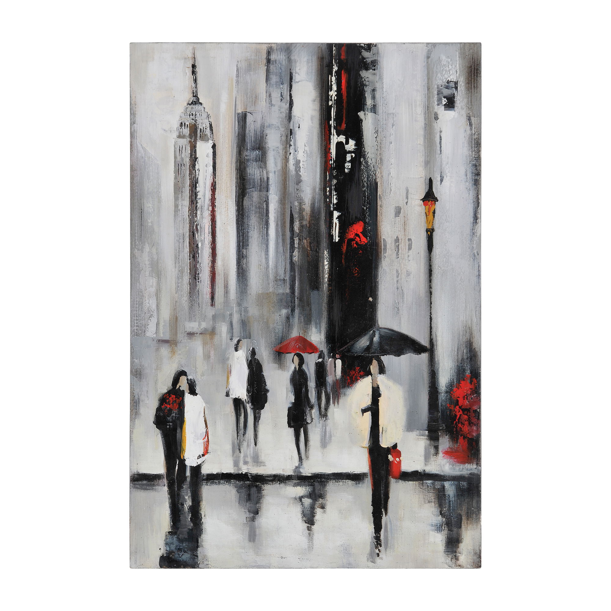 Bustling City I Canvas Art large image 