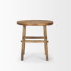 Rosie Large Brown Wood End Table thumbnail 3