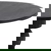 Jareth Dining Table Matte Black, by Dovetail, 52" width x 30" height x 52" diameter x 52" depth thumbnail 4