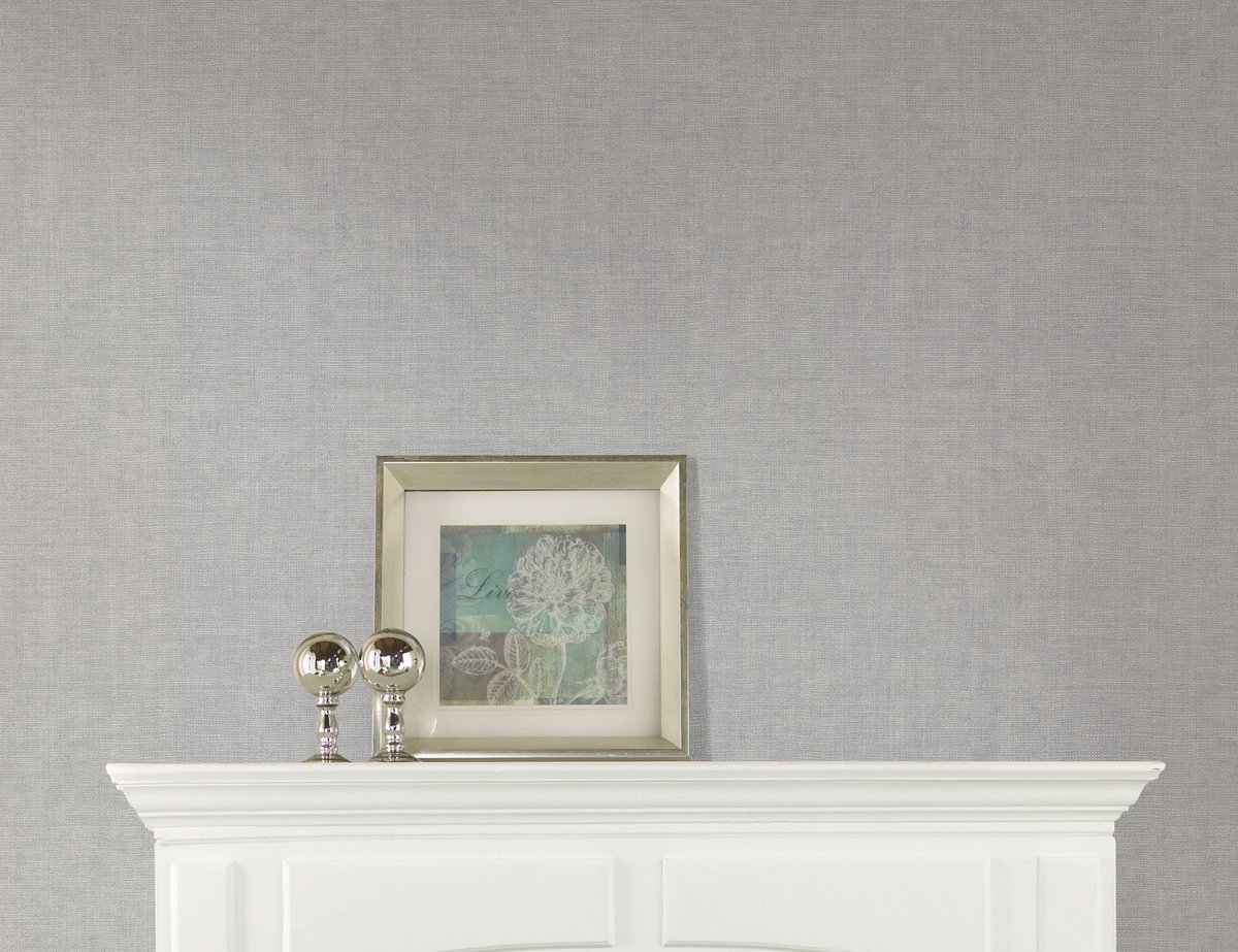 Wire Mesh Grey Wallpaper, by York Wall, 33' length x 1'8.5" width x 0.02" depth View 2
